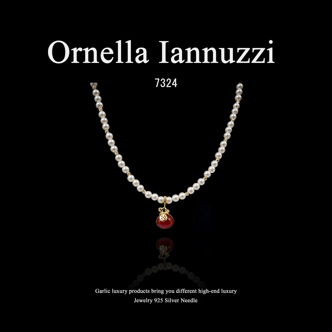 镀K金 Ornella Iannuzzi项链~7324（40+5cm