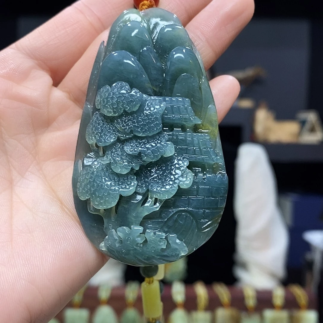 岫玉挂件吊坠未镶嵌