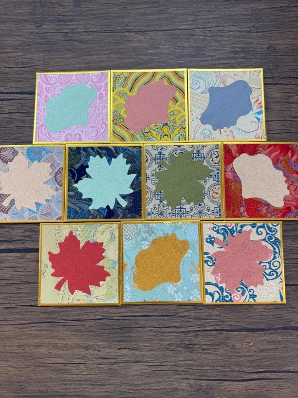 勤文堂【10cm宋锦卡】楮笺异型 20张