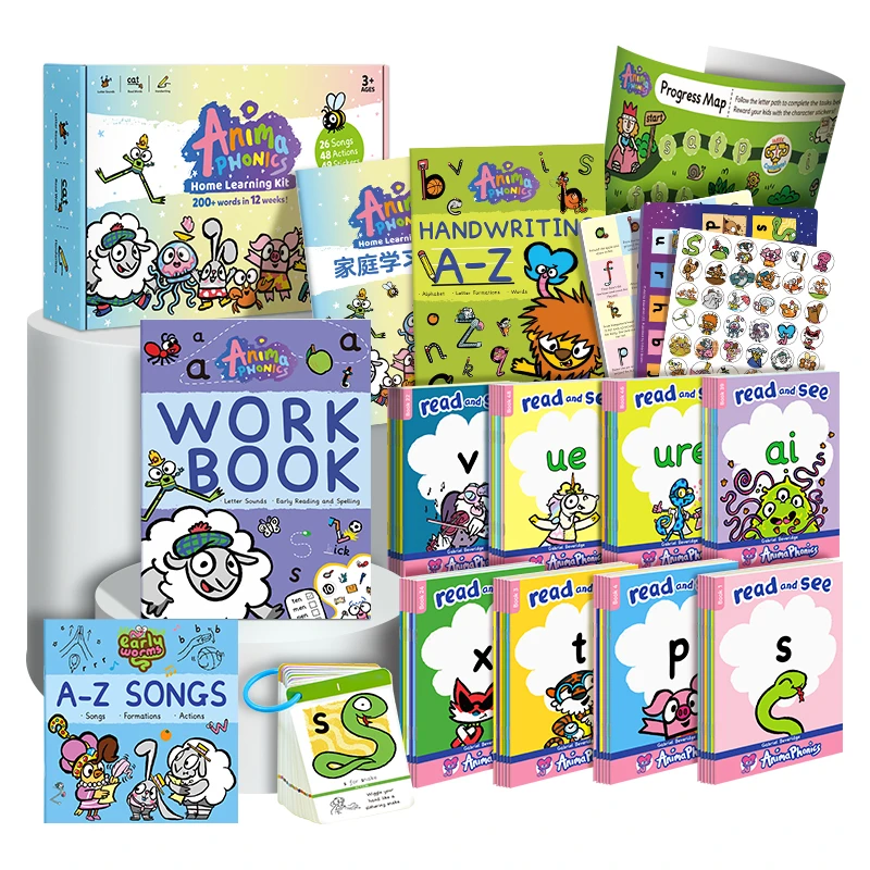 小BOOK点【杰克大叔专属】可点读Anima Phonics 自拼动物城自然拼读