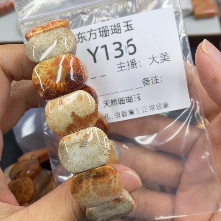 硅化珊瑚（珊瑚玉）合金颈饰