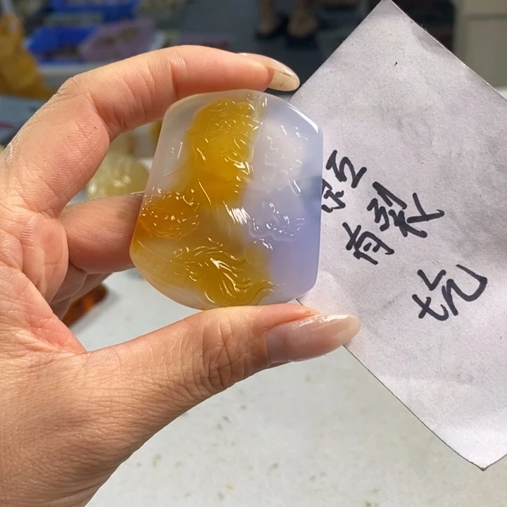 玛瑙/玉髓吊坠(不含链)未镶嵌