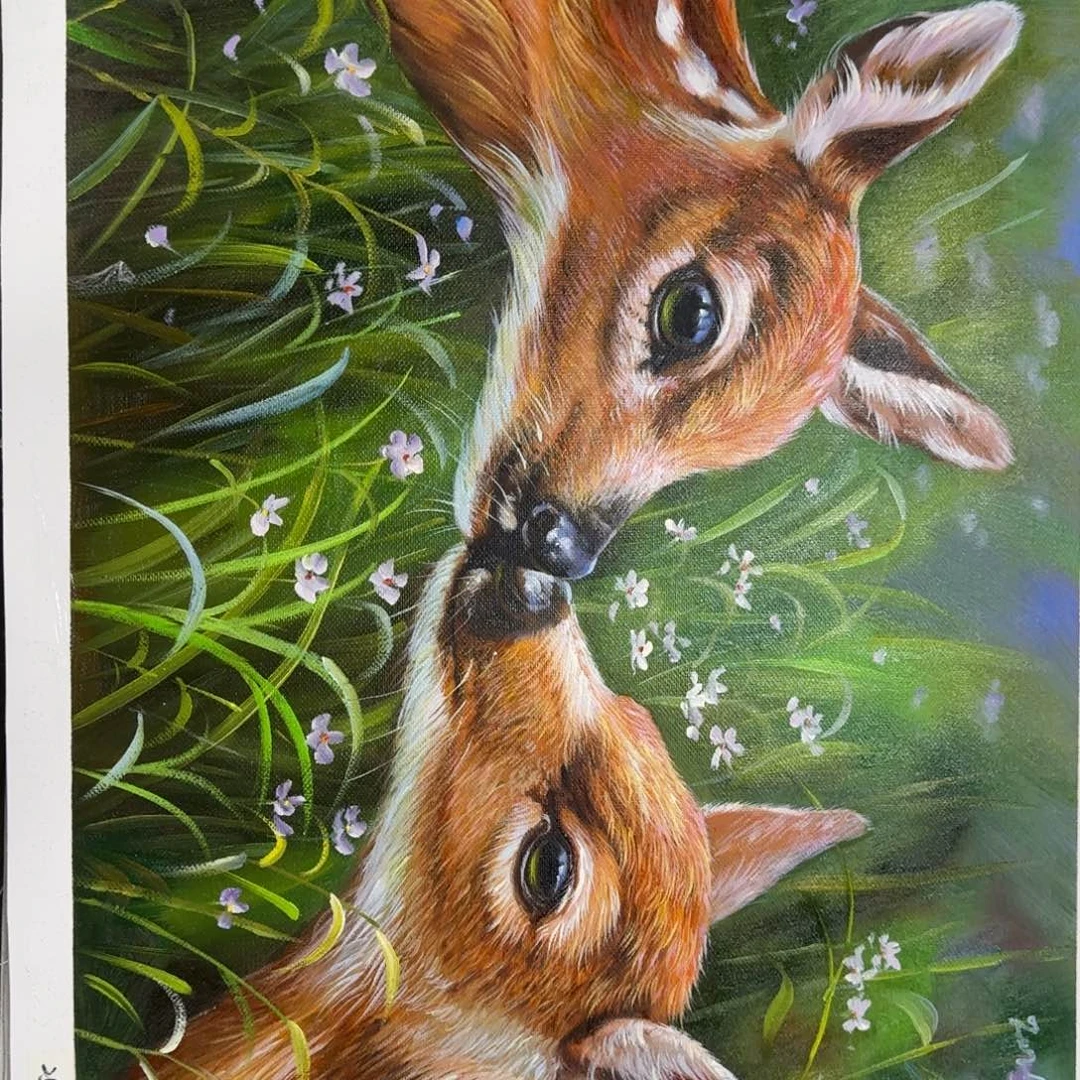 油画一起看电影吧