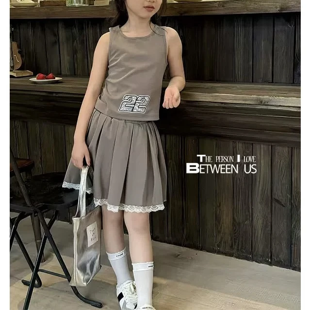 6577童装无袖运动套装