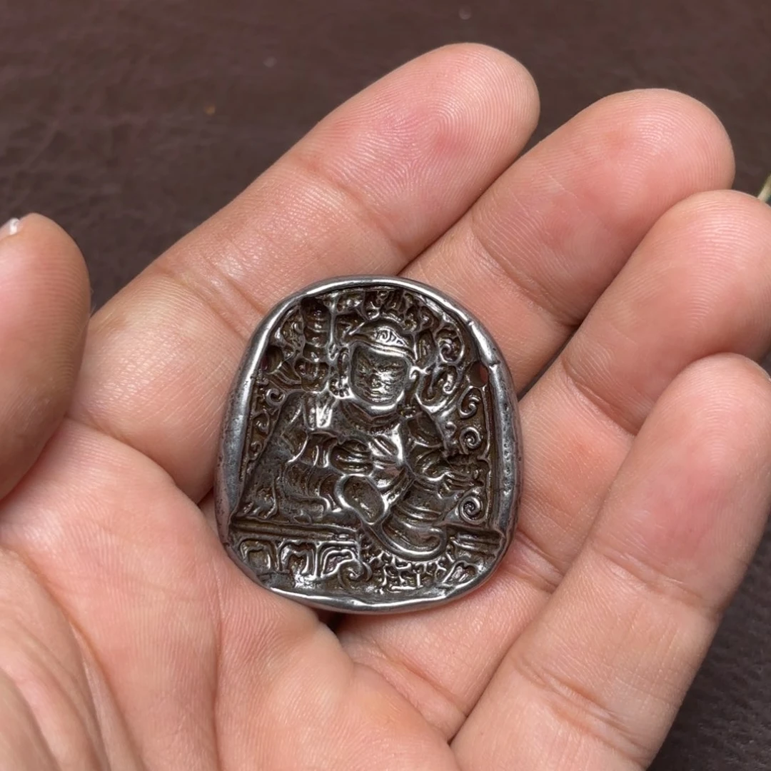 铜星月菩提吊坠项链