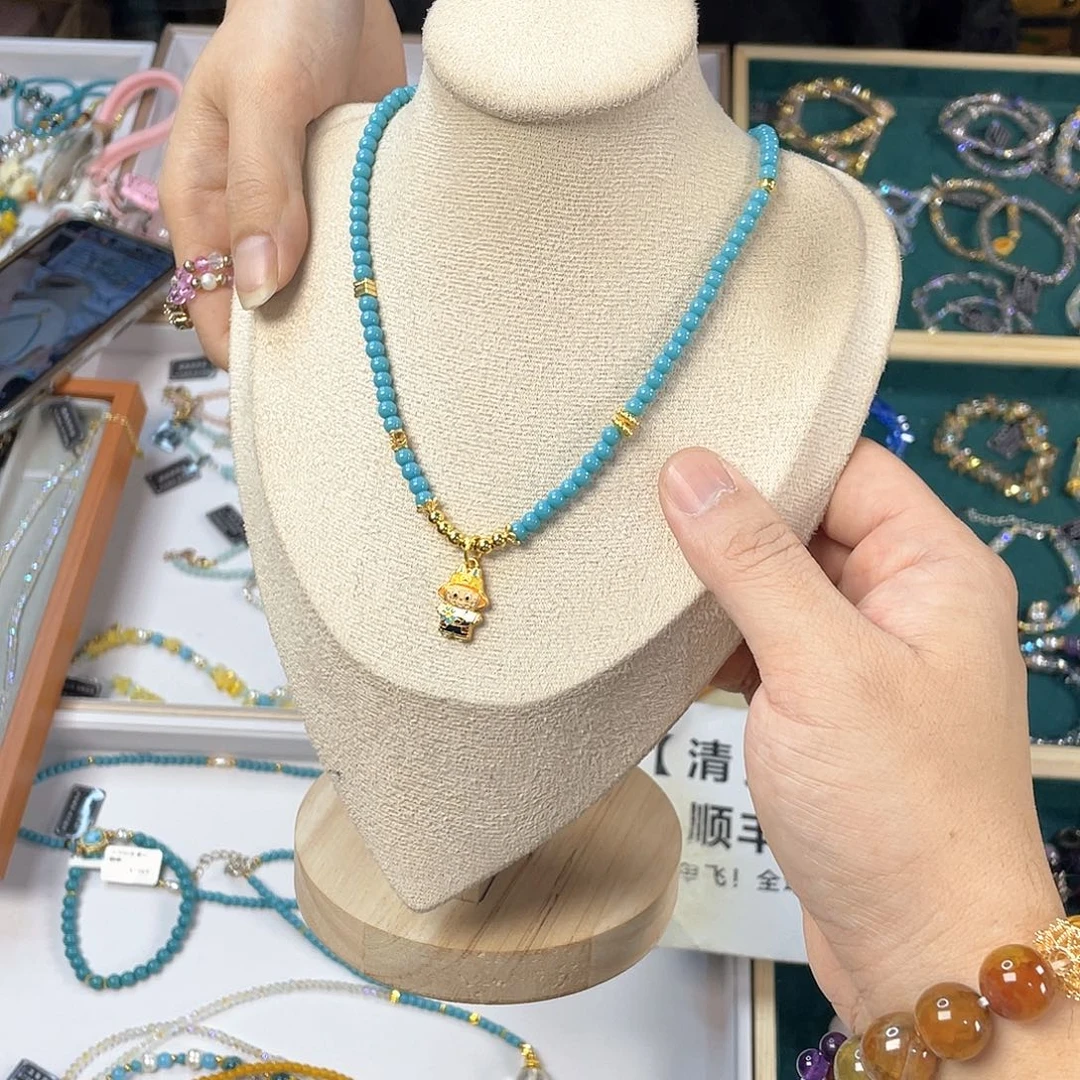 水晶手链银S925镀金镶嵌