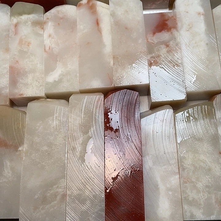 寿山石印石冯*师老挝石定制产品