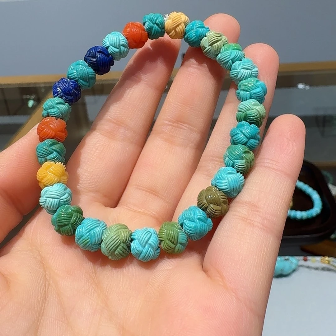 绿松石未镶嵌天然原矿绿松石配饰