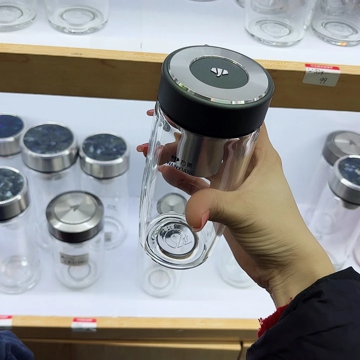 一***事万象品牌单层玻璃杯U393橄榄