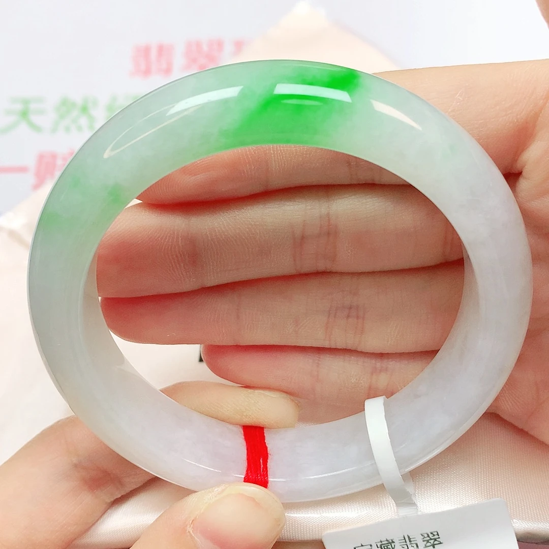 翡翠未镶嵌手镯翡翠手镯56