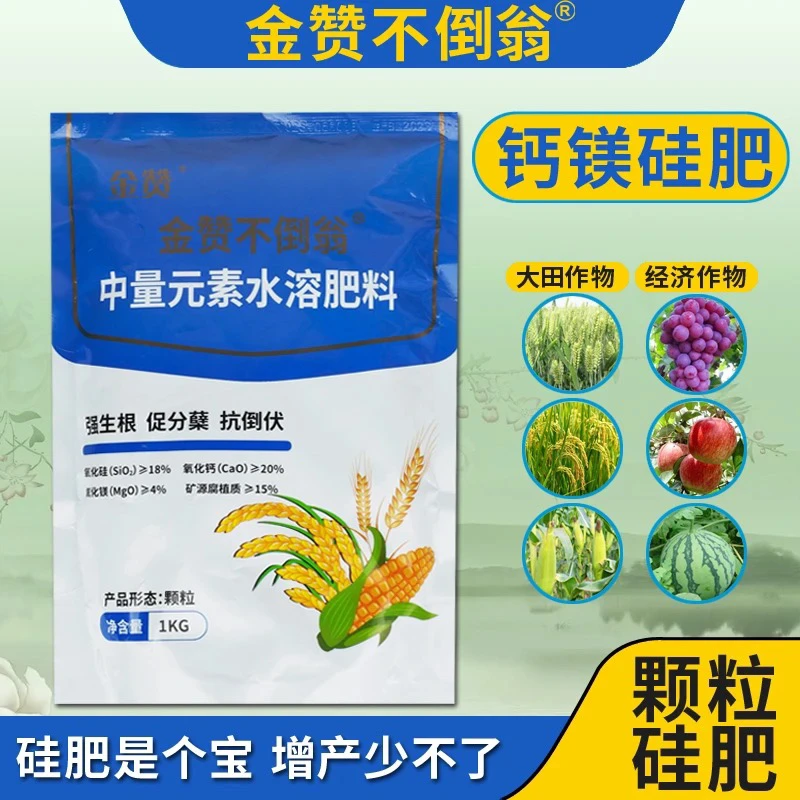 颗粒硅小麦水稻果树油菜硅肥叶面肥茎杆粗壮颗粒硅