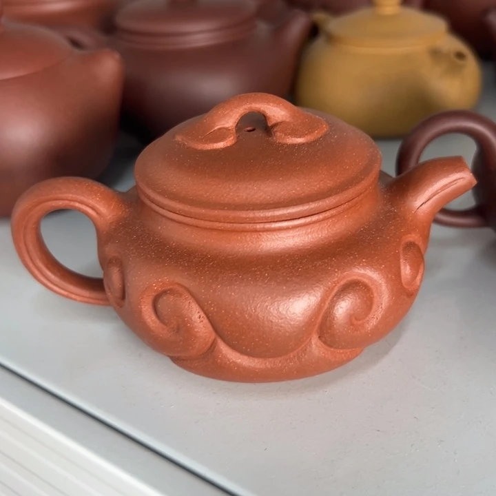 紫砂茶案降坡如意仿古150cc