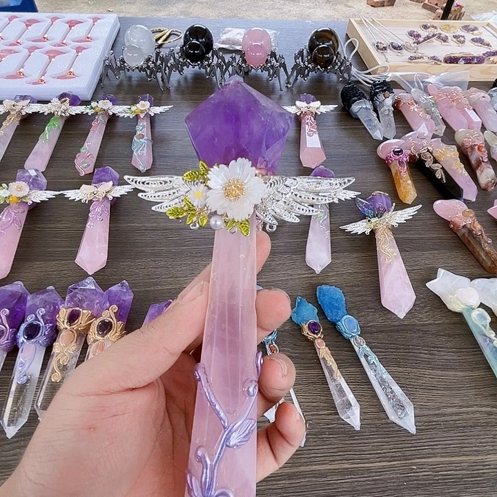 天***鸟珠宝半成品未镶嵌水晶水晶