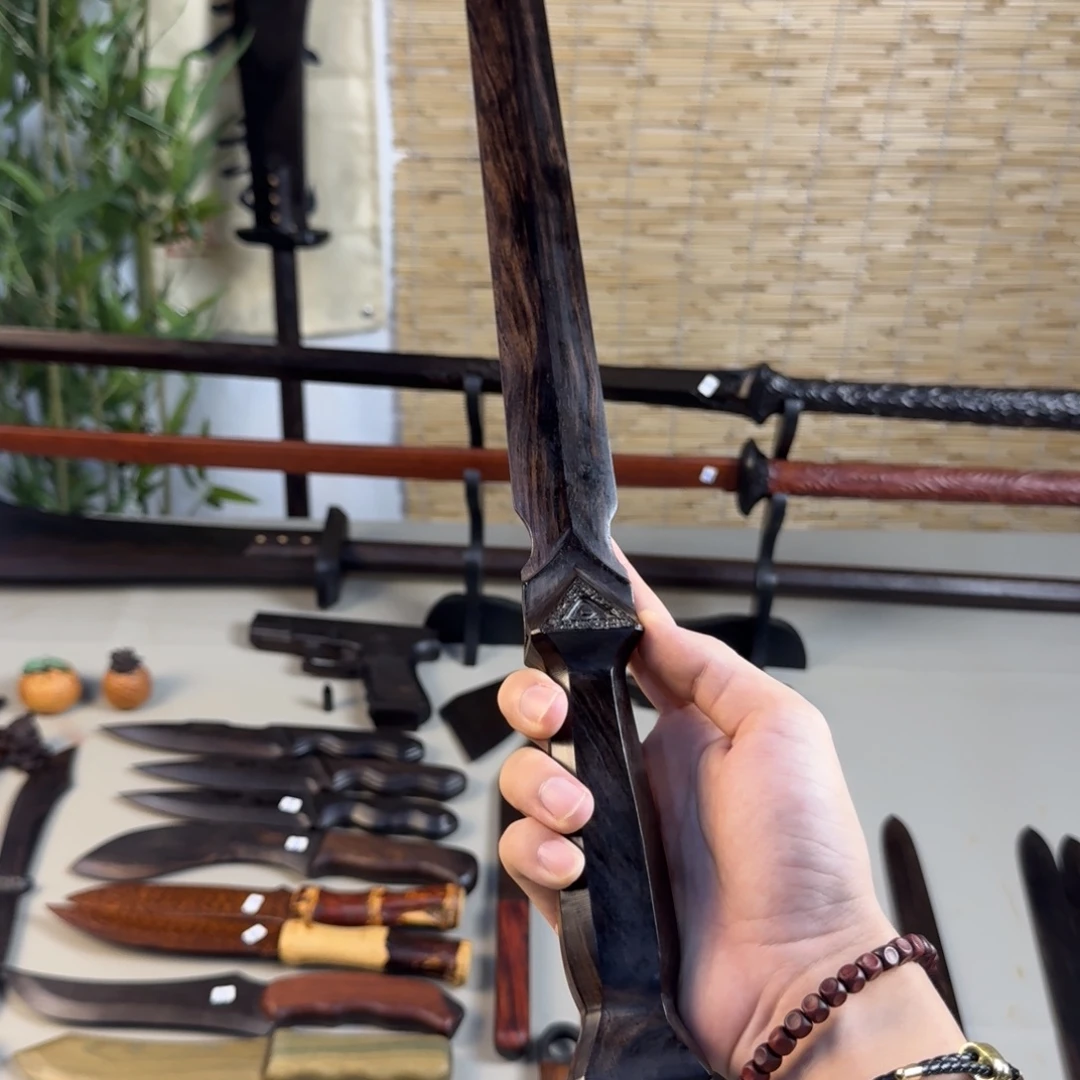 东非黑黄檀（紫光檀）单手剑28号