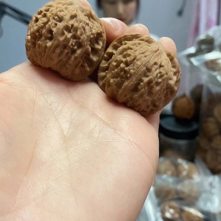 把件文玩核桃37。闷尖凤眼小众