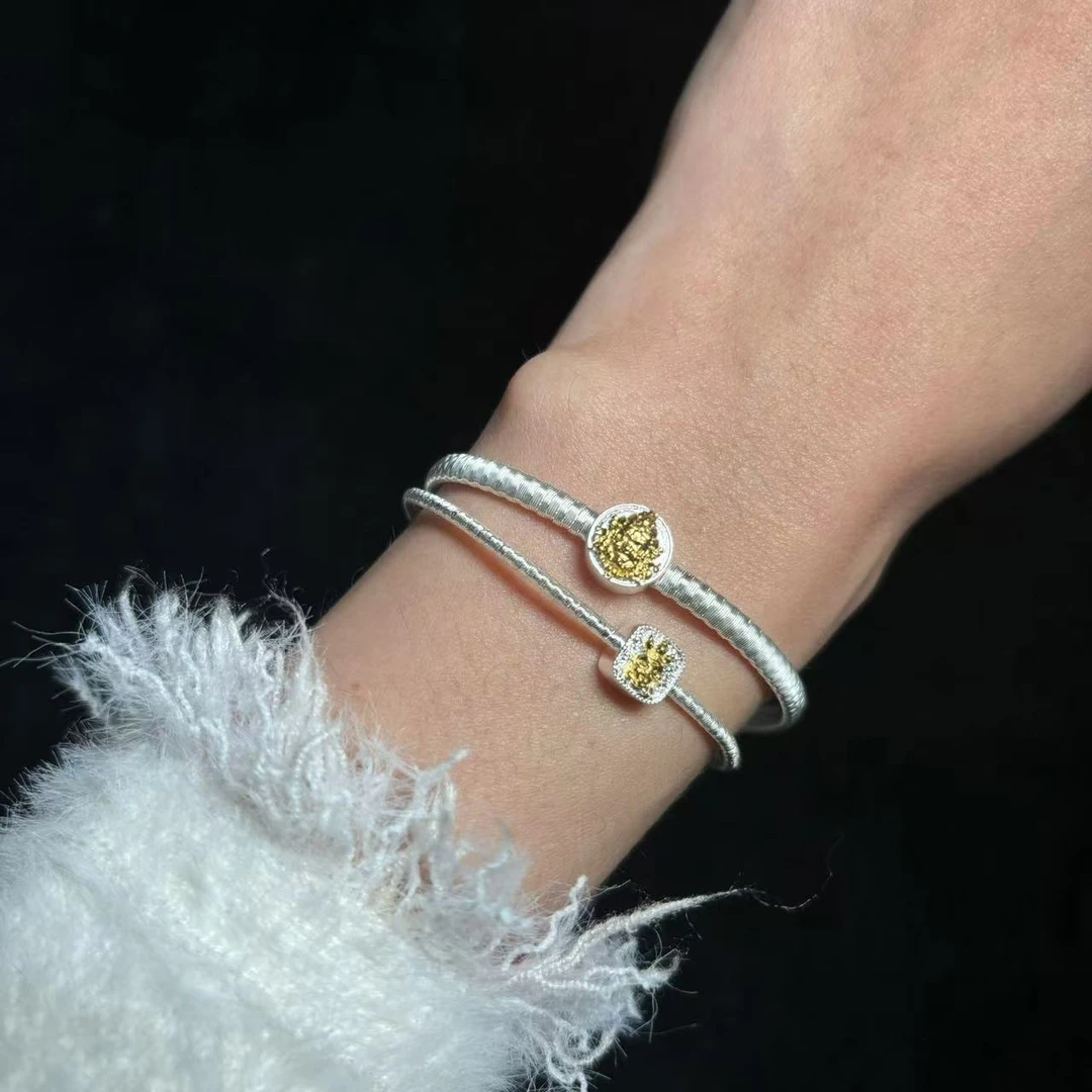 925银银制品 【举石臻品】TH0104-1980-106个性手链（一件）D