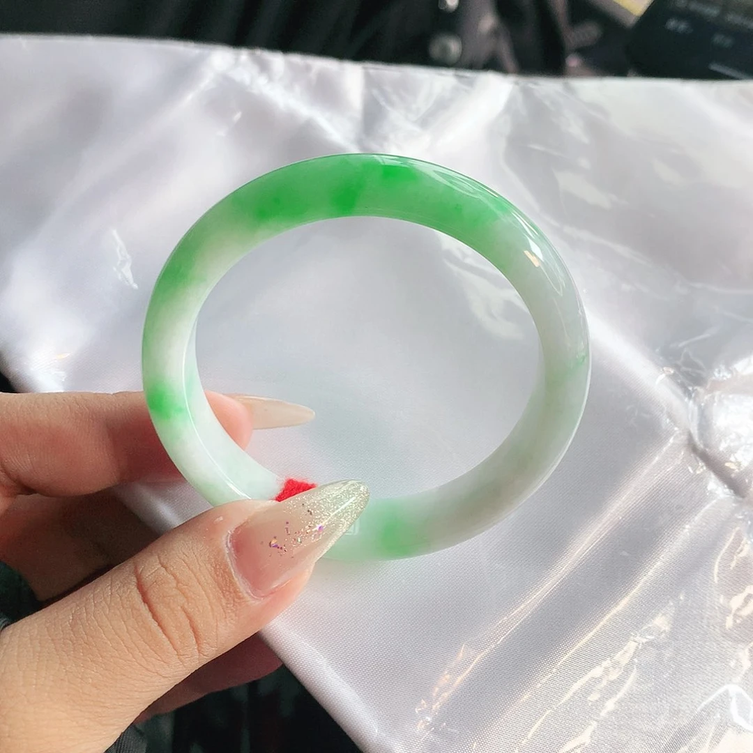 未镶嵌手镯翡翠53圈2452