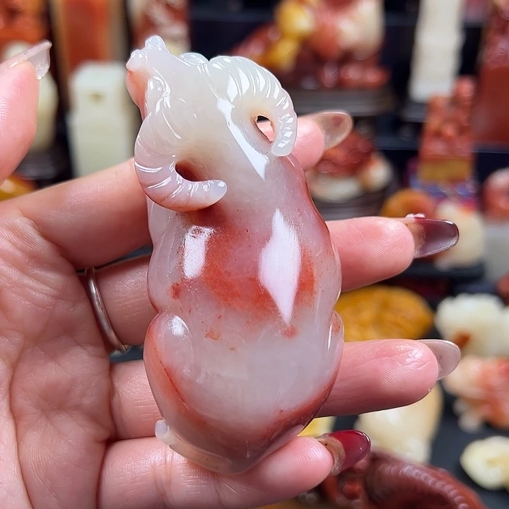 寿山石富**仙高山水冻石