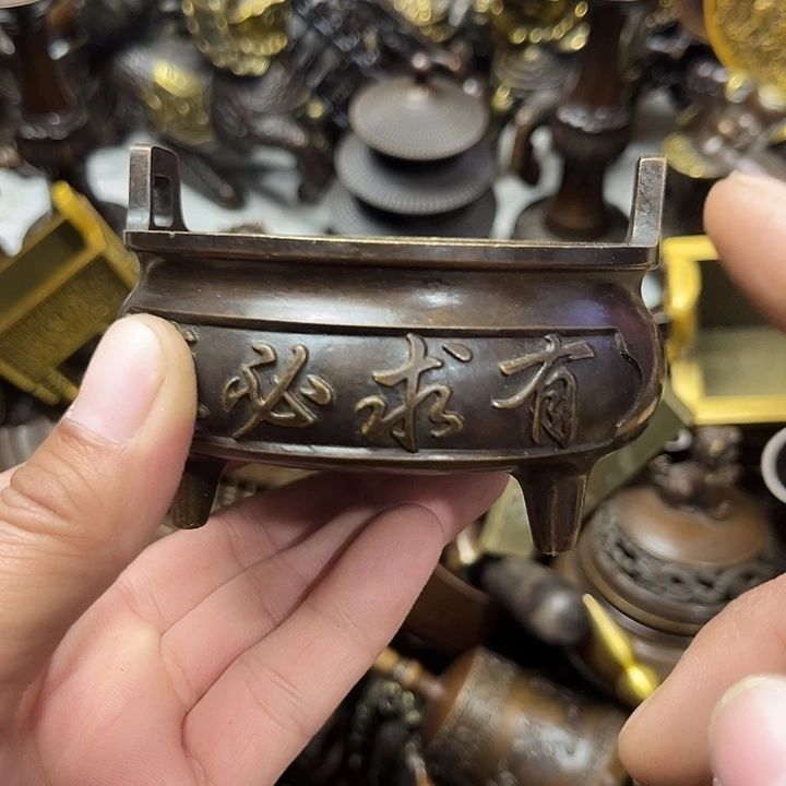 顺顺利利，铜器摆件