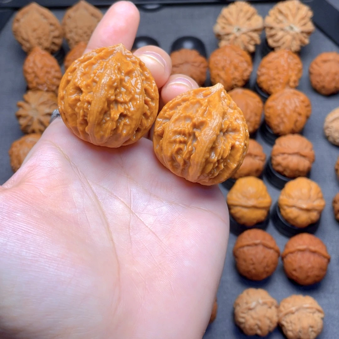 核桃文玩把件球岭粗筋