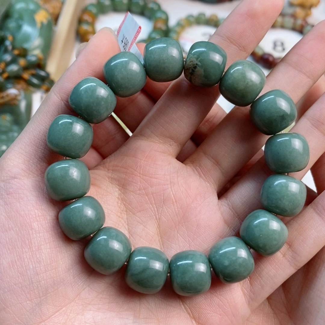 透闪石质玉手串未镶嵌强*