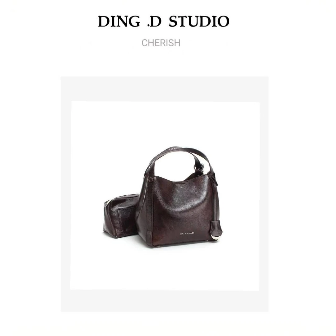 【黑森林】DING.D新品百搭简约单肩休闲时尚气质ins女包21378