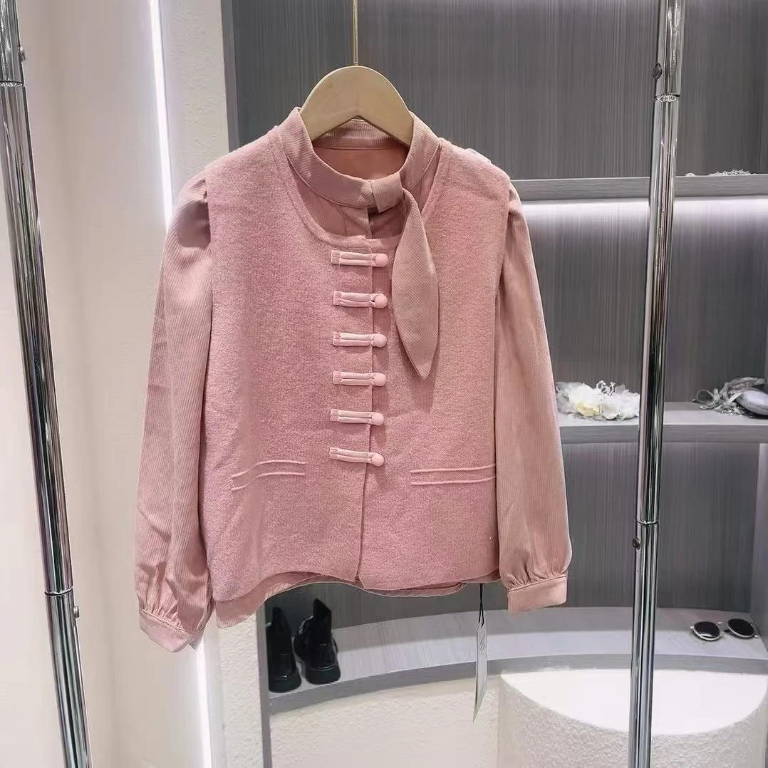 女款上衣两件套时尚休闲中式