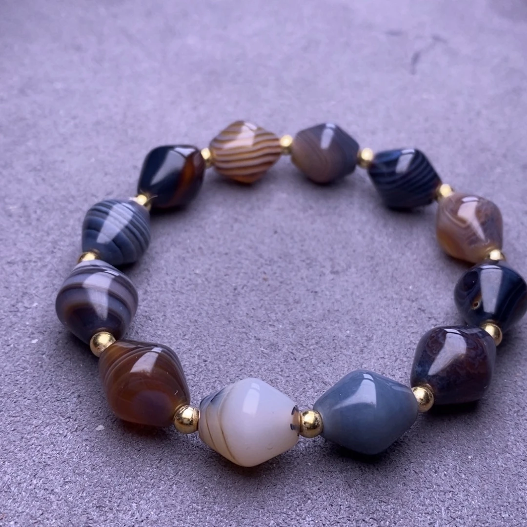 玛瑙/玉髓未镶嵌项链