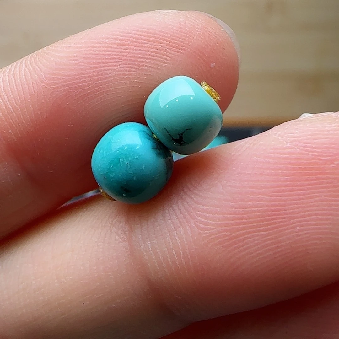 绿松石珠宝半成品未镶嵌