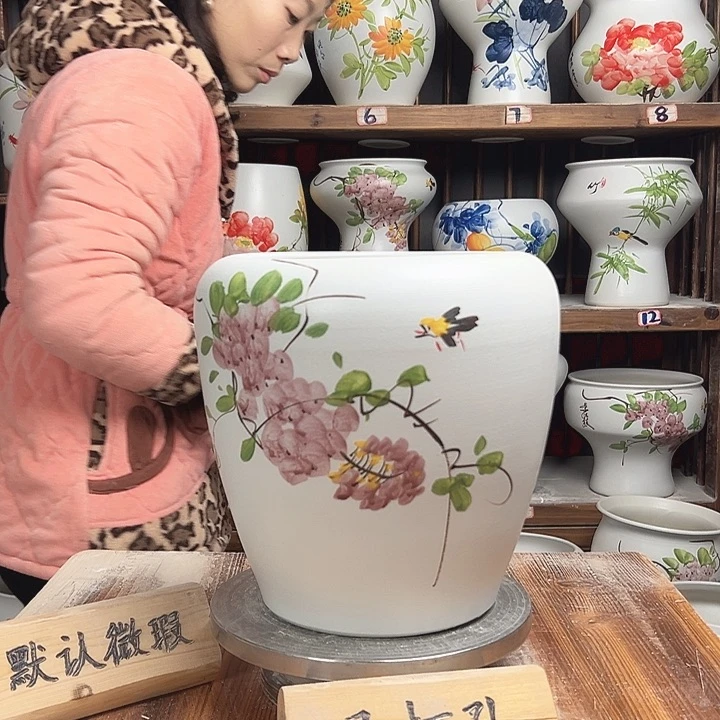 摆件苹果紫藤新款陶瓷陶瓷