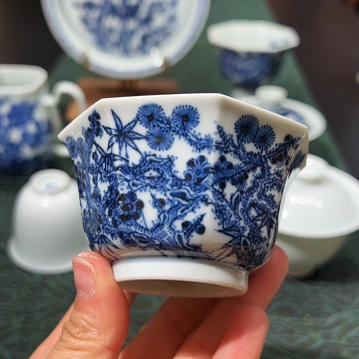 景土造物松竹梅杯杯杯