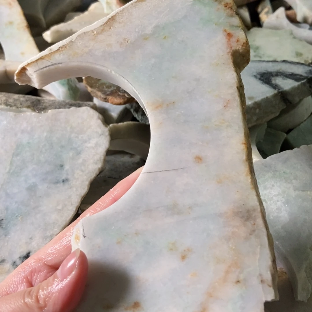 翡翠未镶嵌吊坠(不含链)天然翡翠