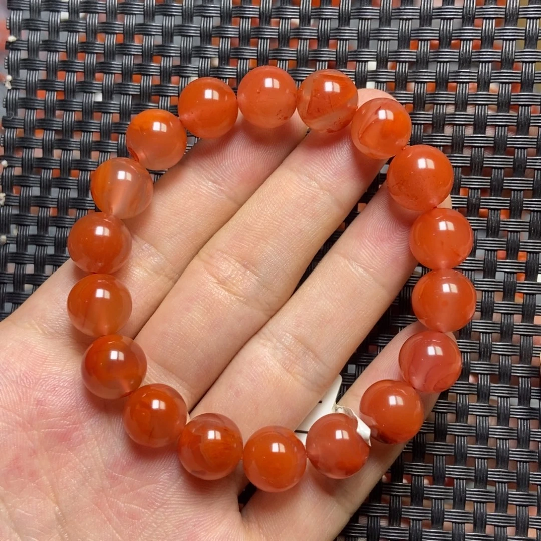 南红玛瑙未镶嵌手串11mm