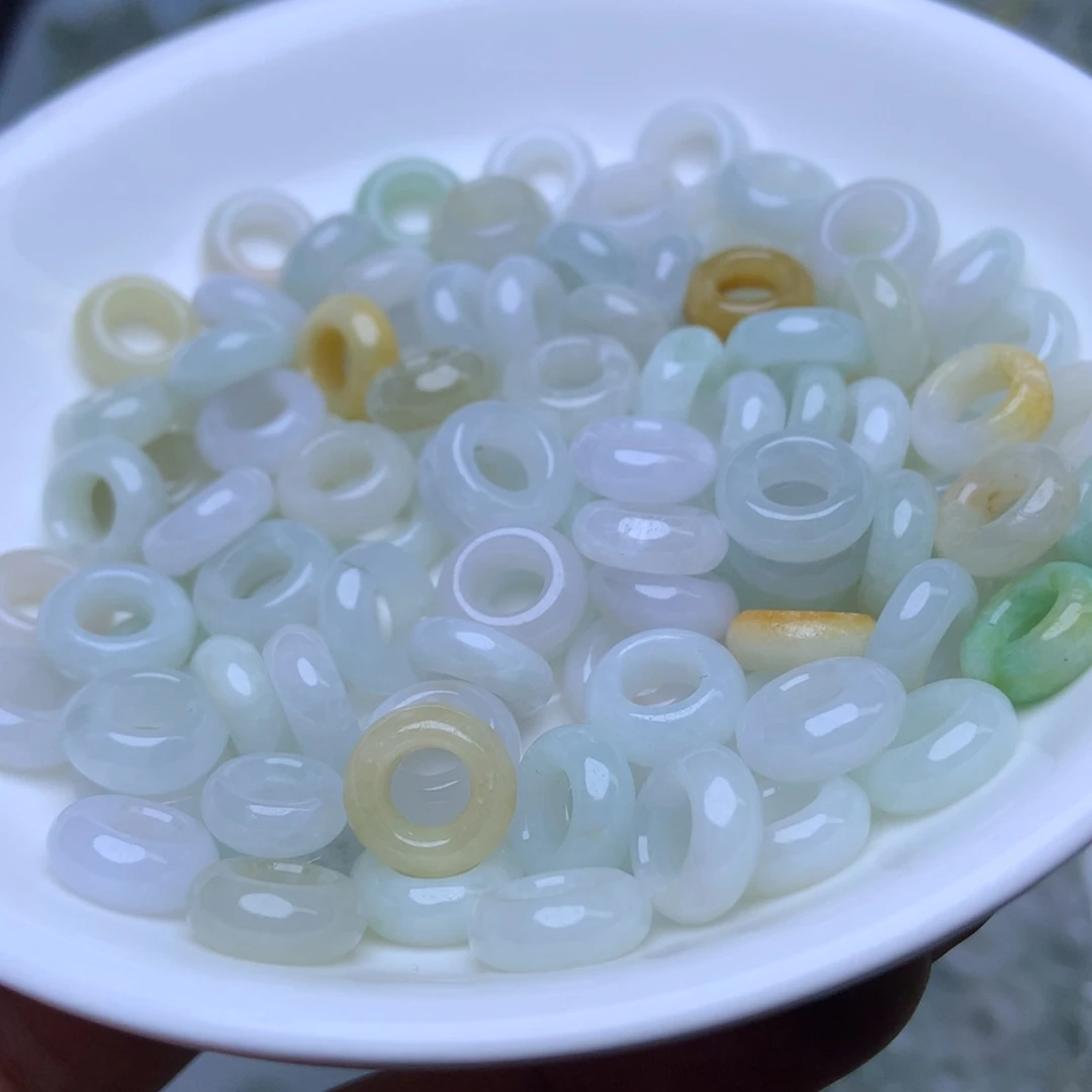 散珠翡翠卡10冰圆环20个