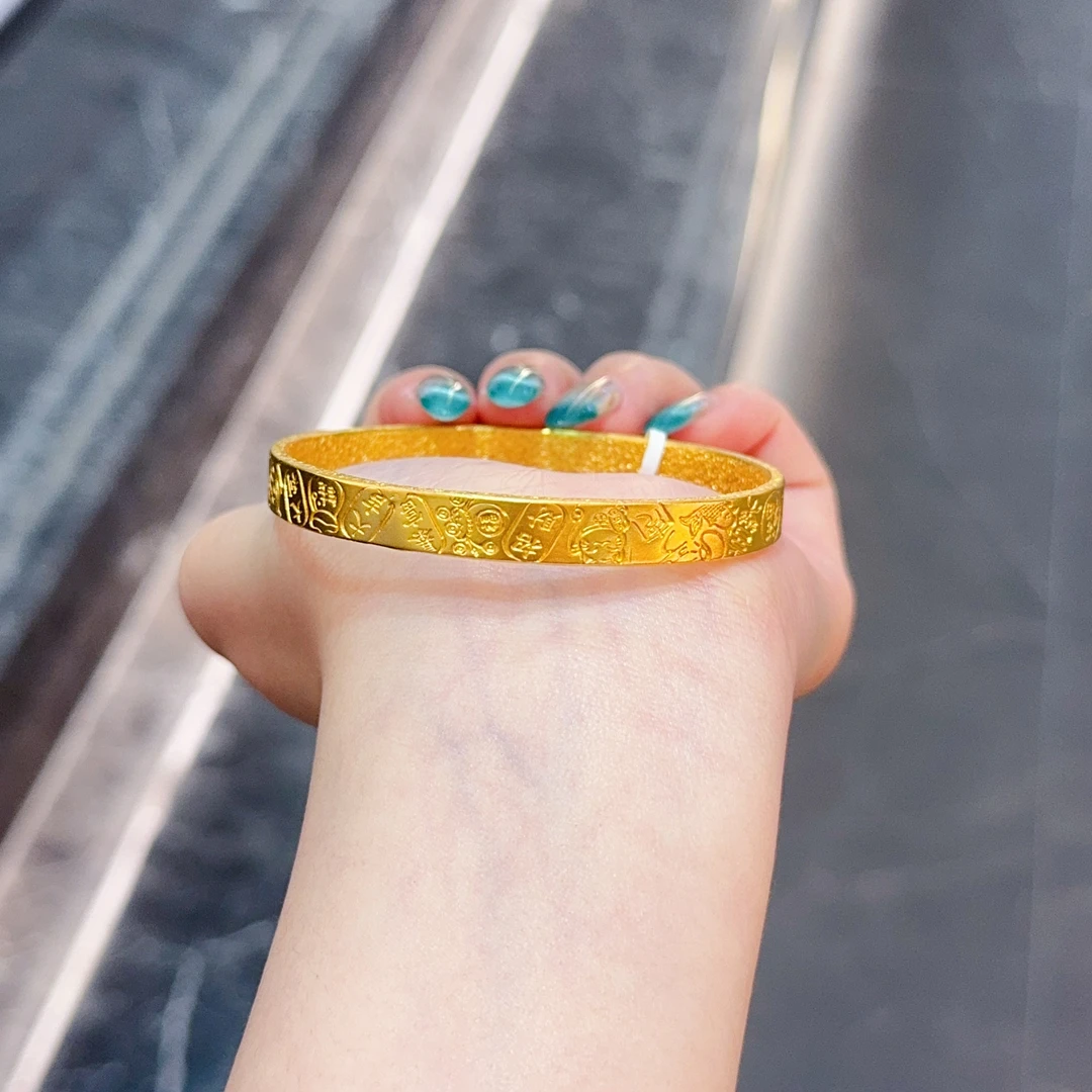 【新美源】足金999 古法工艺  固口吉言金