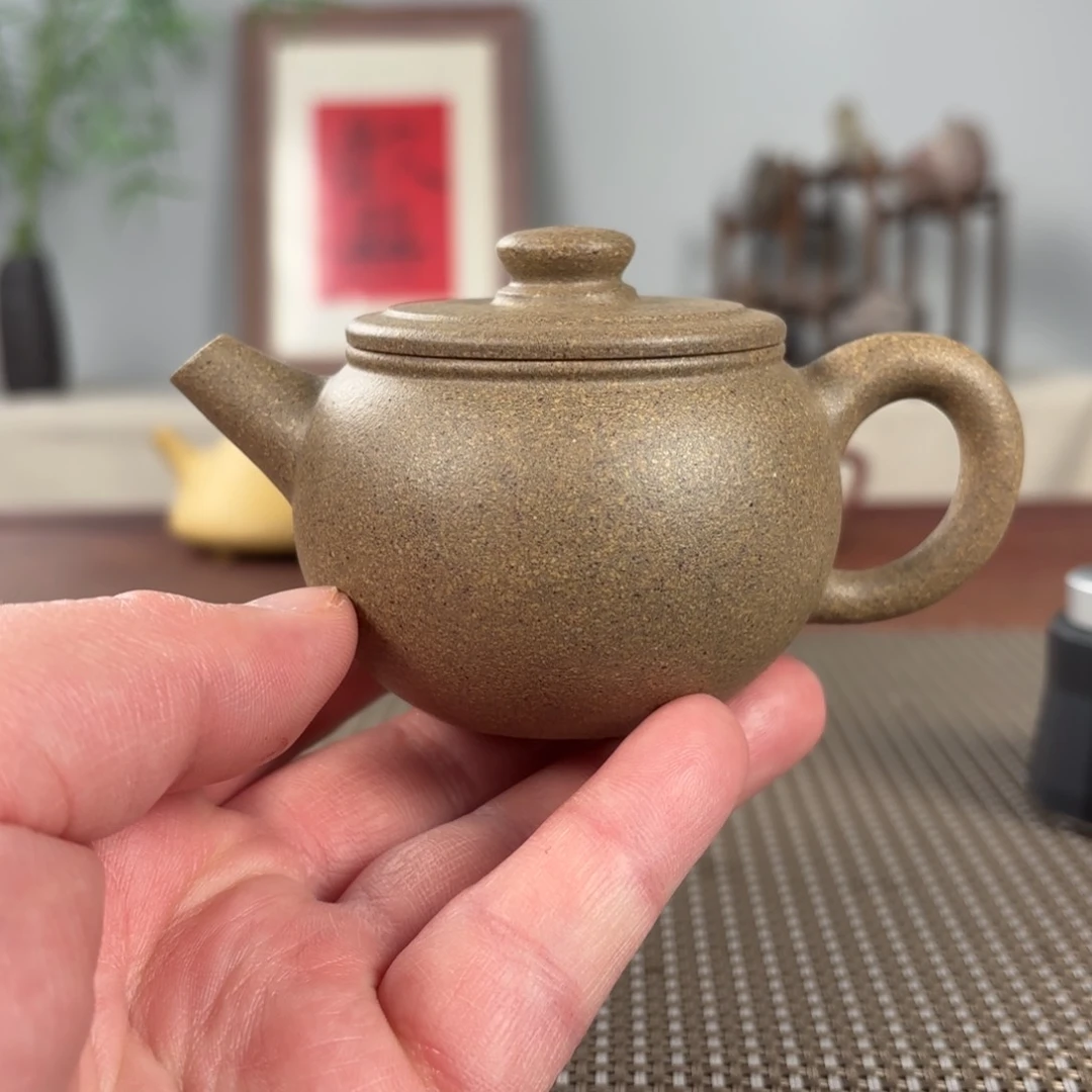 紫砂茶壶黄龙山原矿紫砂壶130