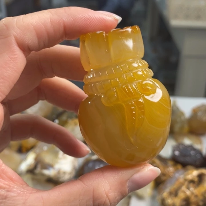 玛瑙/玉髓吊坠(不含链)未镶嵌