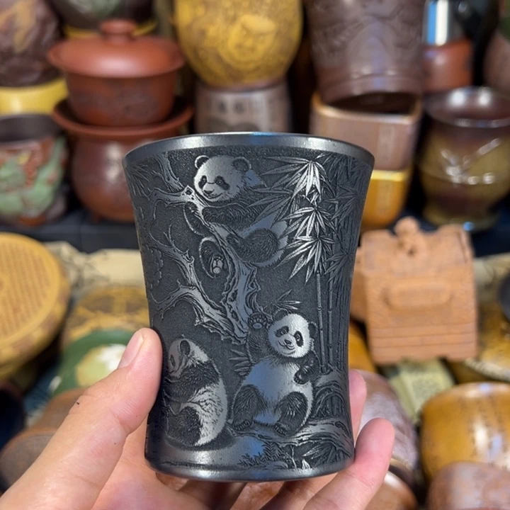 紫砂茶杯宜兴紫砂茶