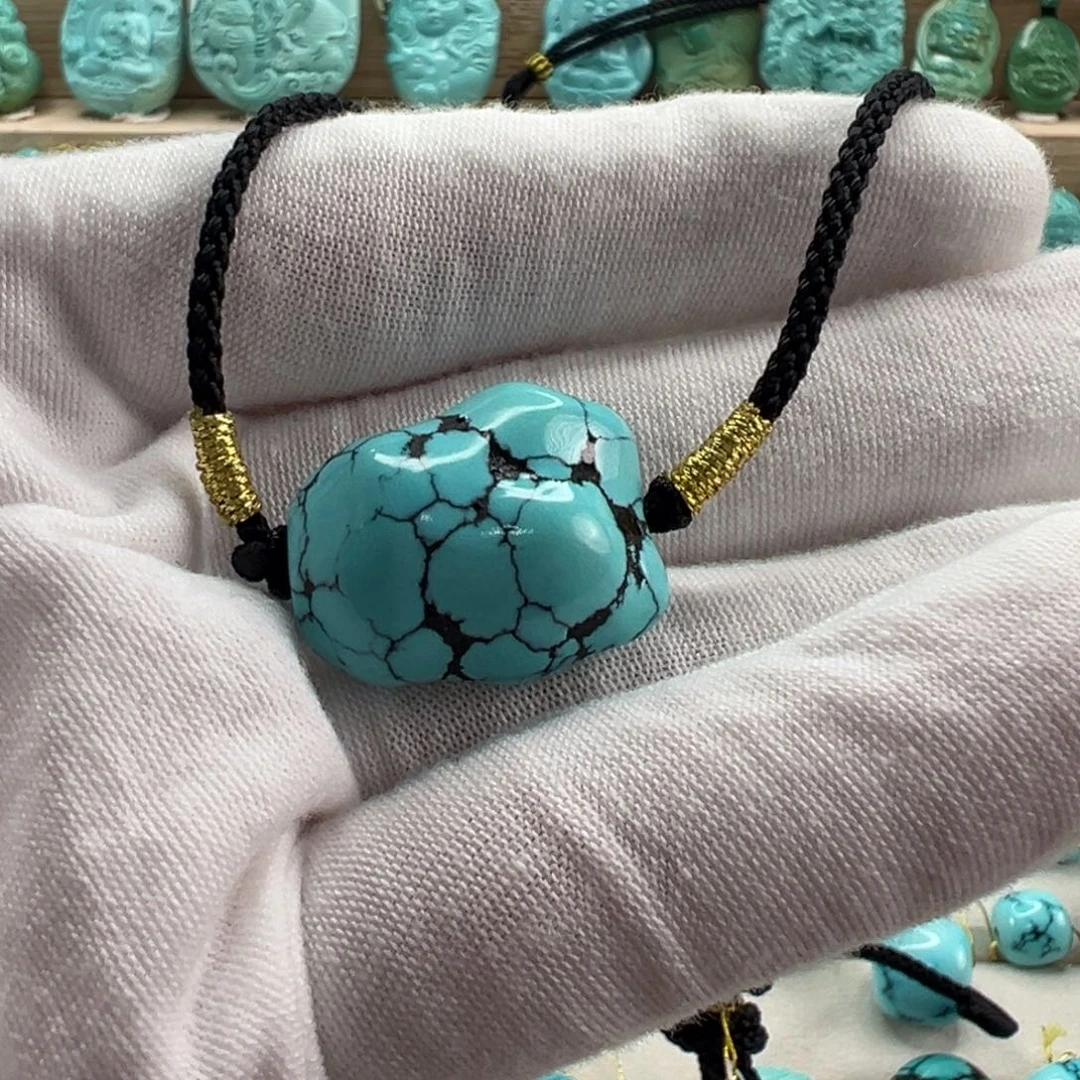 未镶嵌绿松石随形18.2mm