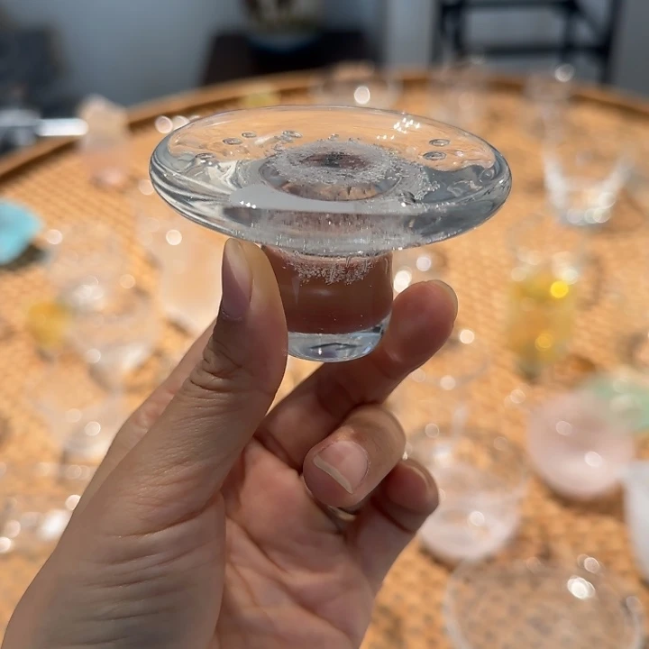 饴山小高足盖置透明