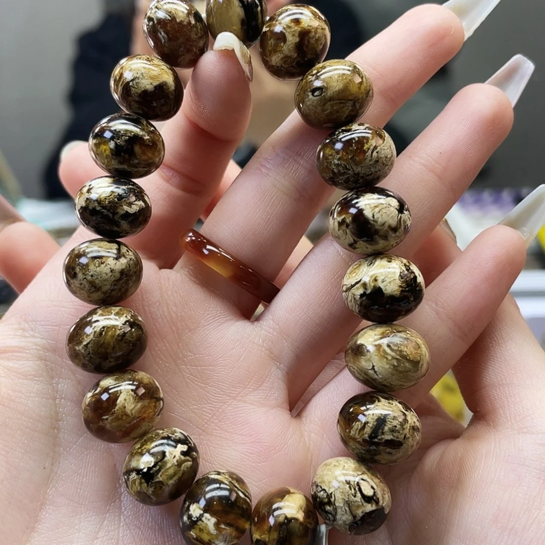 琥珀未镶嵌裸石抚顺琥珀13干白