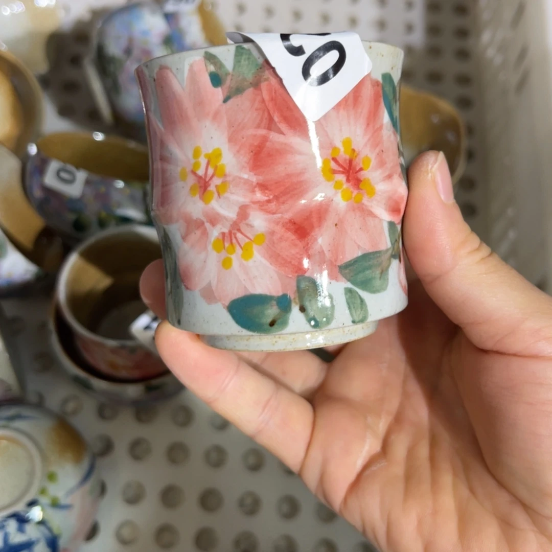 壶素浅陶瓷手工手绘