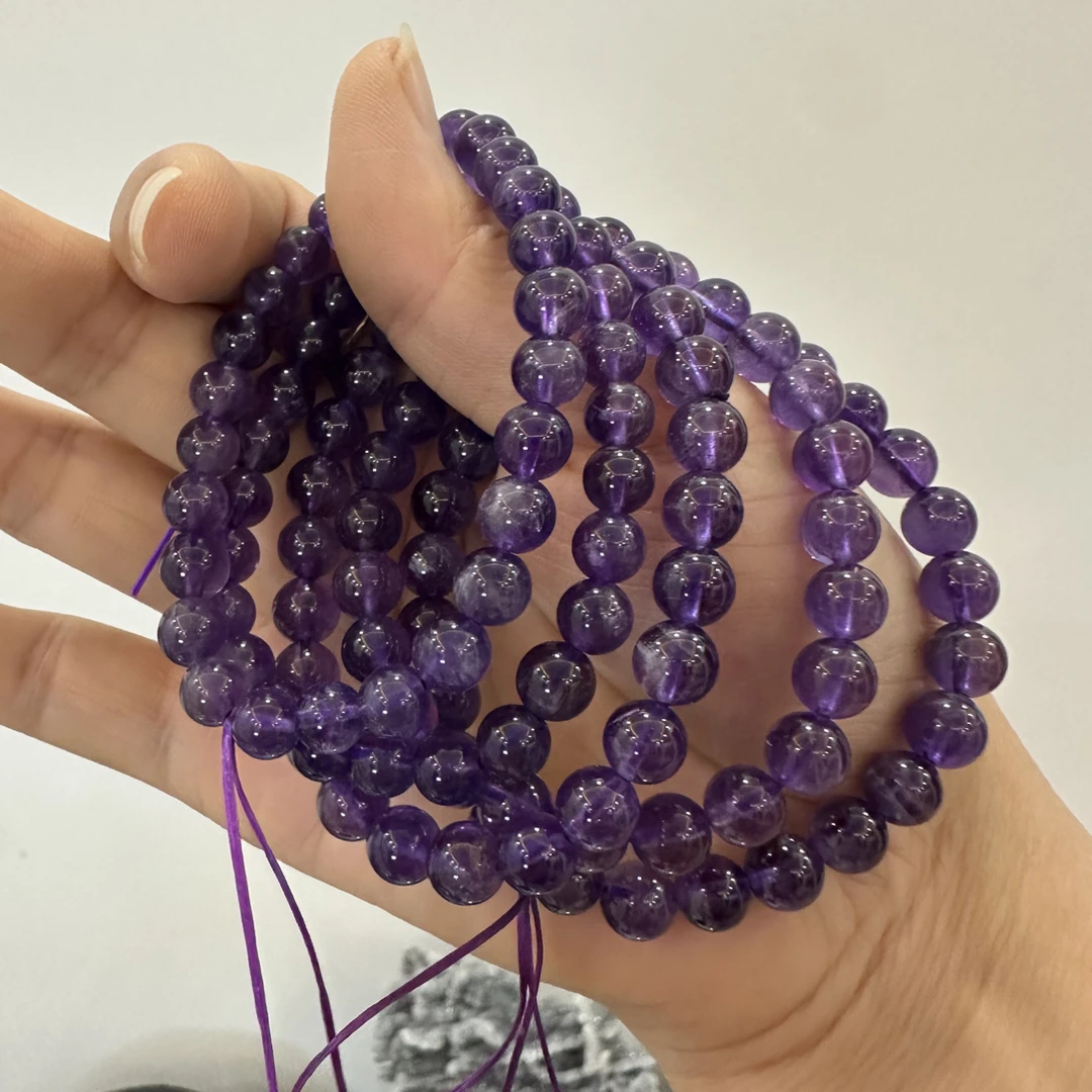 天然水晶乌拉圭水晶手链