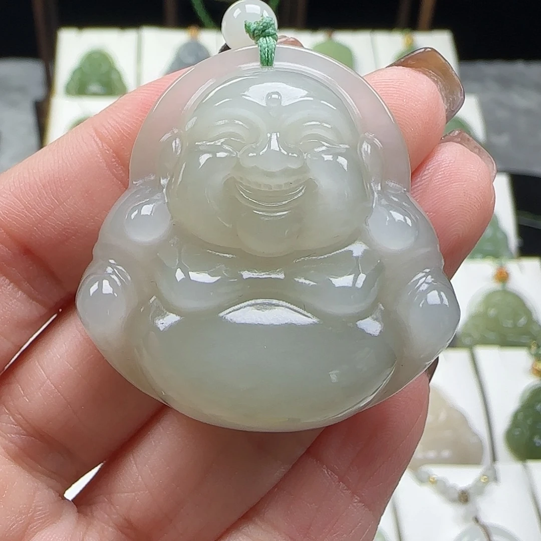 和田玉未镶嵌吊坠(赠链)