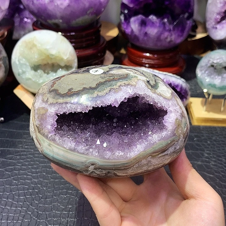 未镶嵌珠宝半成品紫晶