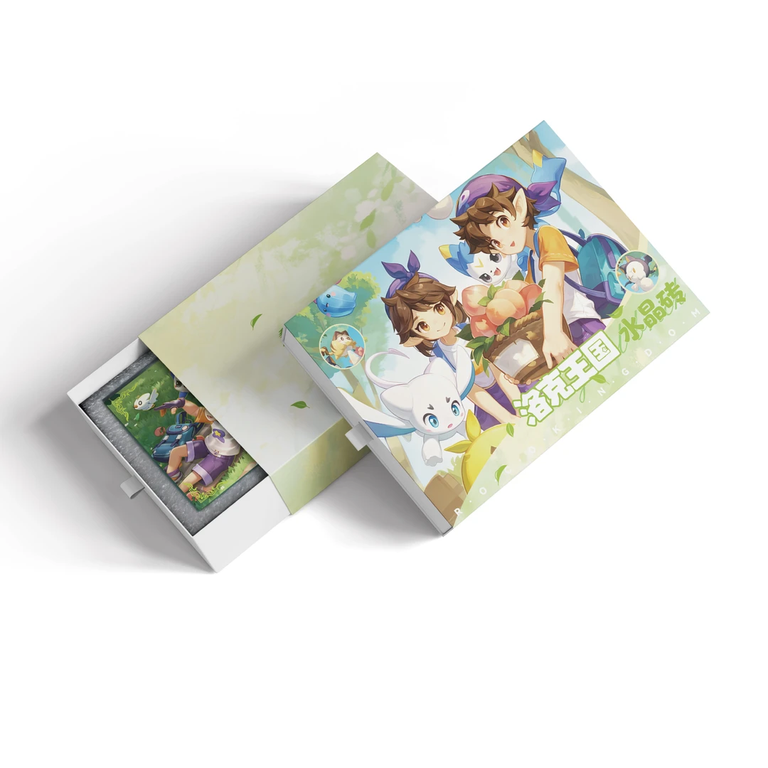 【平拆】洛克王国 精灵水晶砖 收藏周边