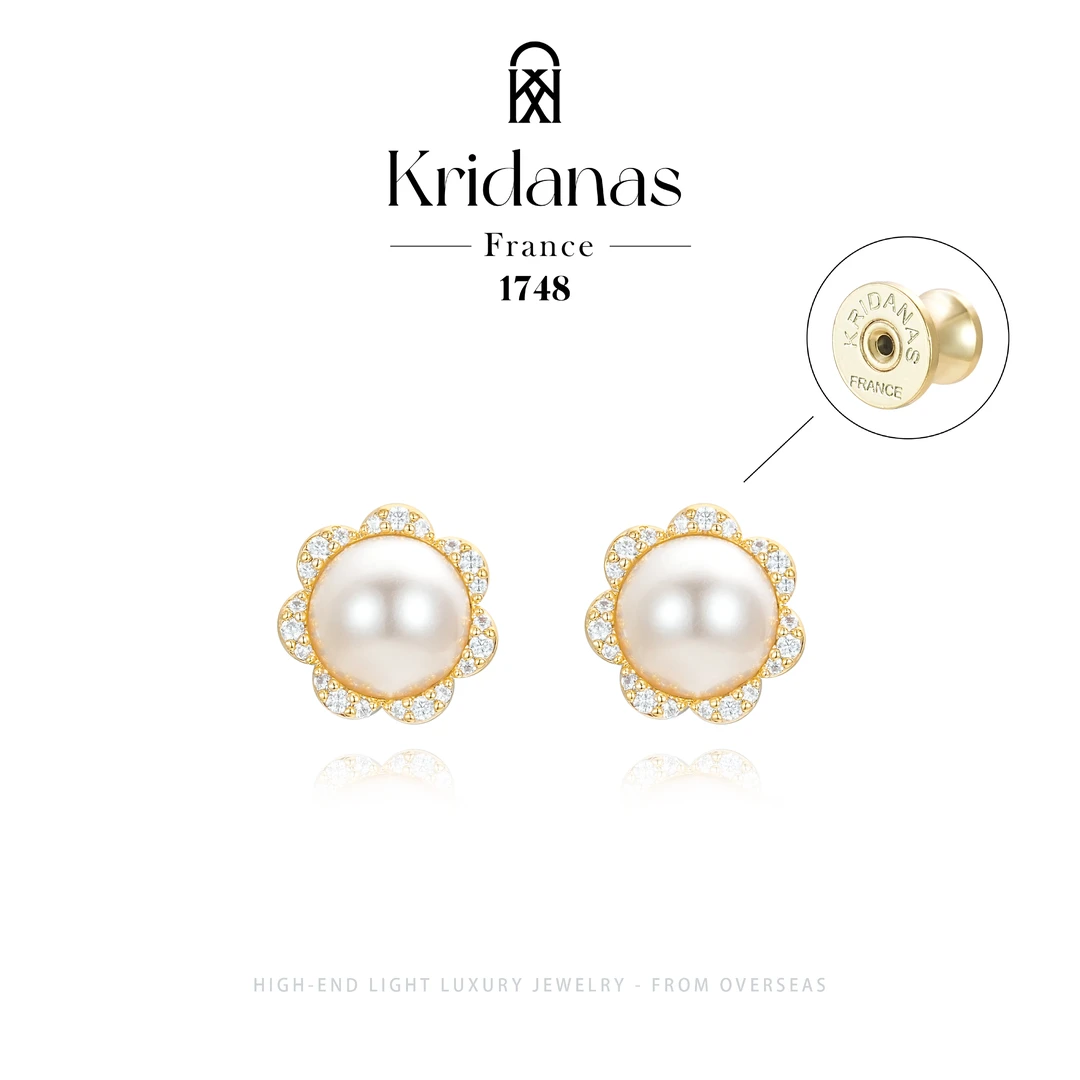 【暮光黎珠】Kridanas设计师款耳钉F2193