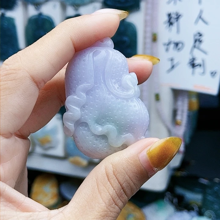 翡翠未镶嵌颈饰湘****静翡翠