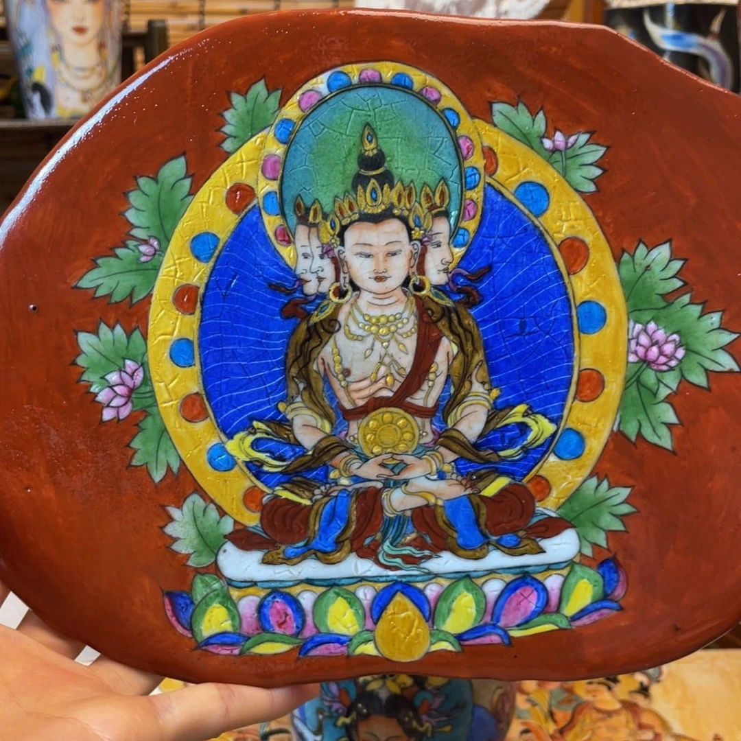 大日如来匣钵志野壶承赏盘