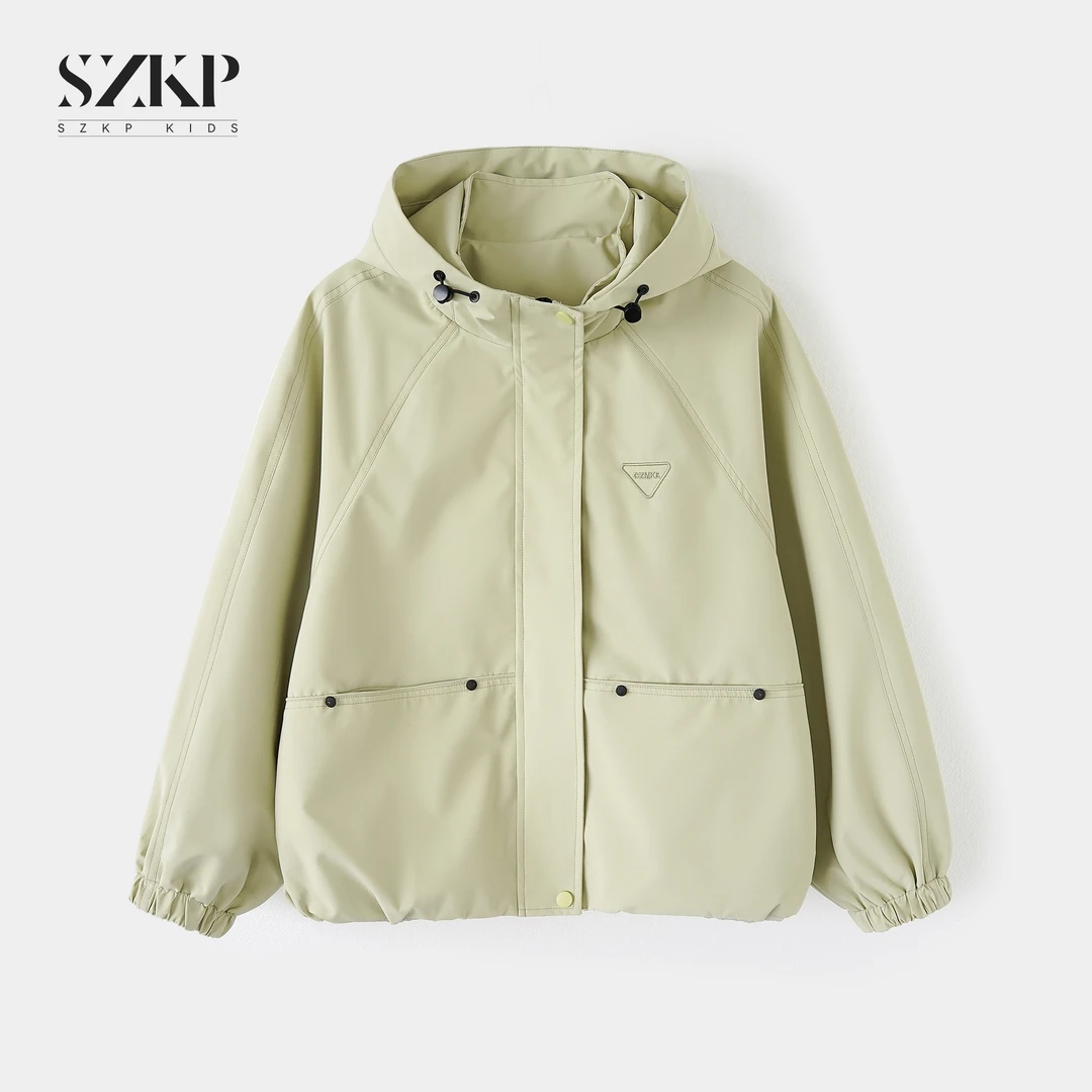 SZKP秋季新款女童装洋气上衣中大童休闲时尚儿童外套BGYQ552863